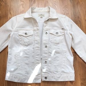 White Jean jacket